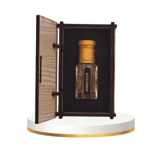 alNaqi fragrances Amber Extr 6ml - Original Amber Attar, Alcohol Free Amber Ittar, Long Lasting Fossilized Resin Oil, Premium Sweet-Amber-Perfume