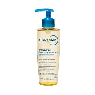 Bioderma Atoderm Huile de douche Anti-iritation Cleaning Oil | 24hrs Hydration | Face and Body Moisturizer | Soothes Discomfort - Dry to Very Dry Sensitive Skin - 200 ml Bioderma Atoderm Huile de douche Anti-iritation Cleaning Oil | 24hrs Hydration | Fac