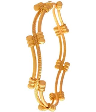 Traditional Ethnic One Gram Gold Plated Designer Bangle for Women & Girls.