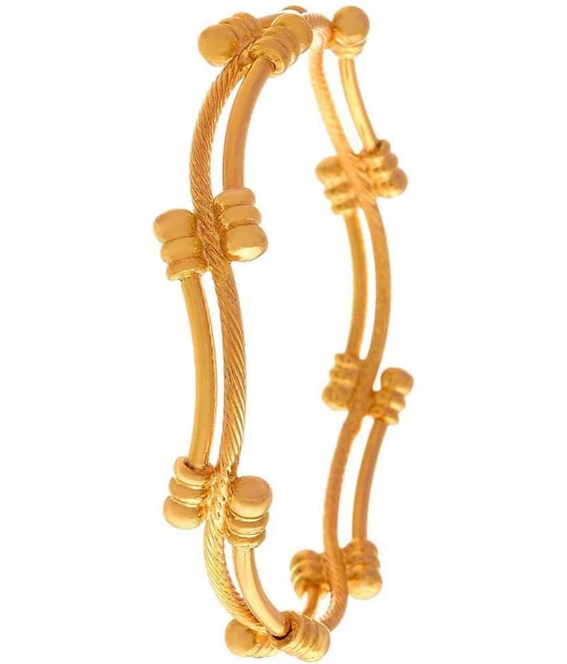 Traditional Ethnic One Gram Gold Plated Designer Bangle for Women & Girls.