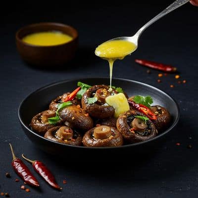 Mushroom Ghee Roast