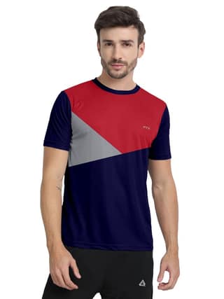 FTX Men Drifit Colorblock Half Sleeve Tshirt