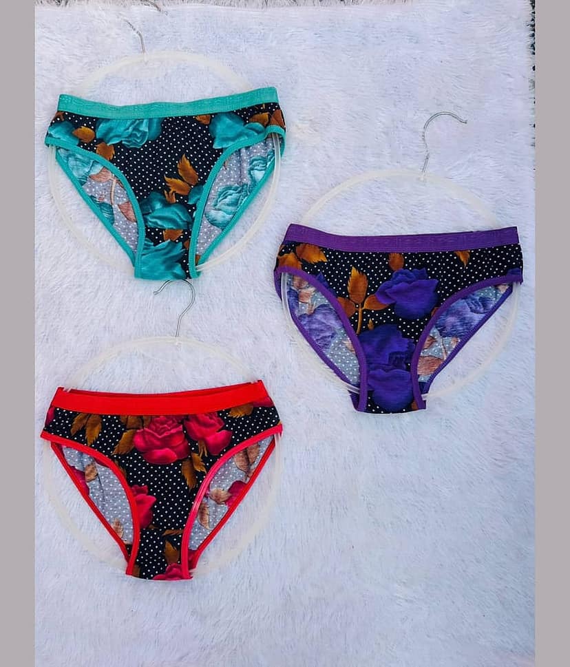 The Tusht Pack of 3 Cotton Hipster For Women ( Multi Color ) view 2
