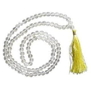 Ceylonmine Sphatik Stone Mala For Unisex
