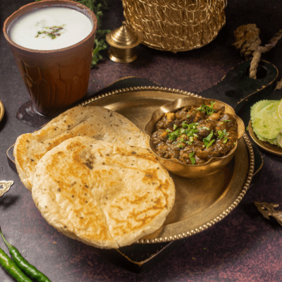 Chole (lambe) kulche