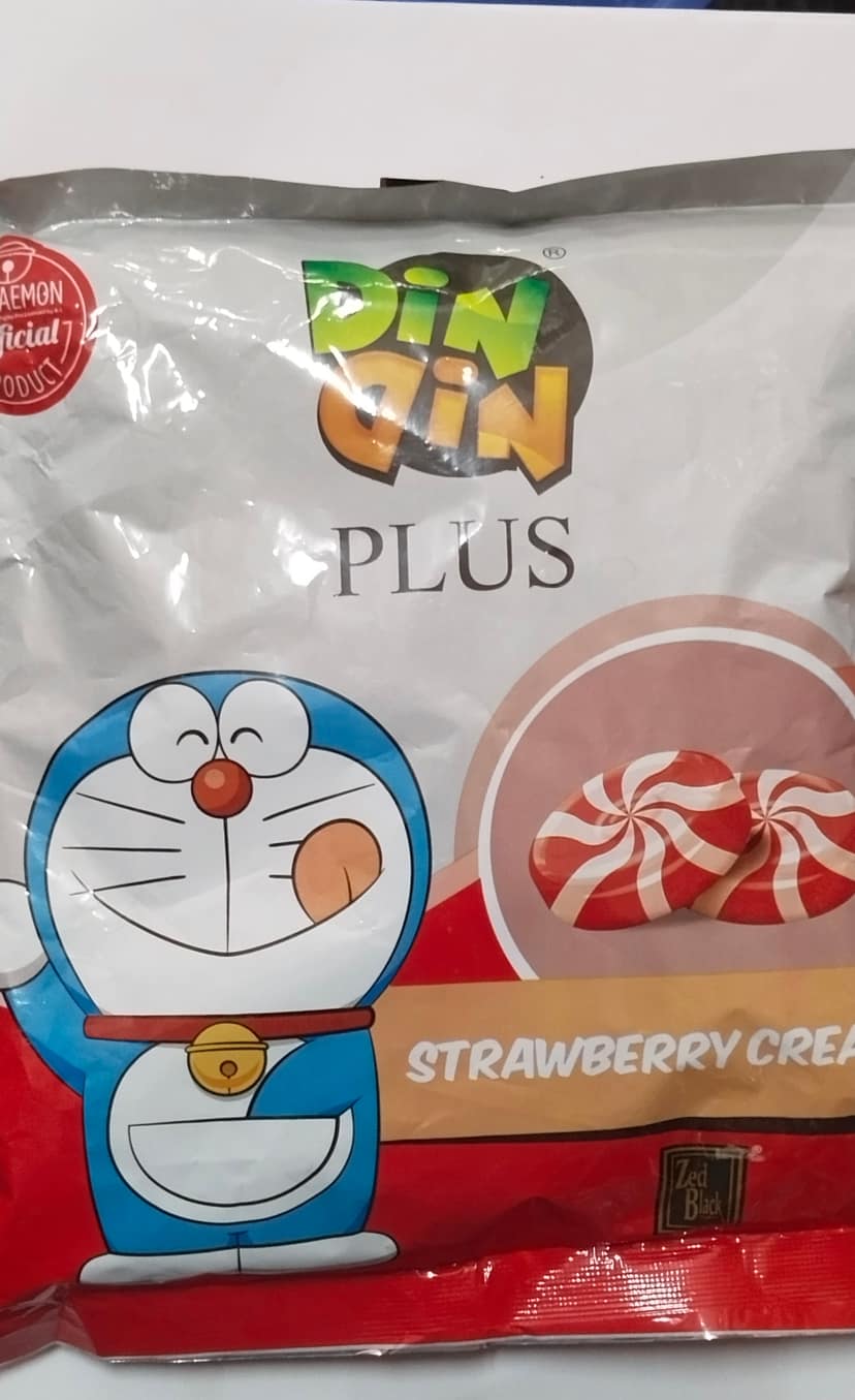 Din din Plus Strawberry cream cabdy