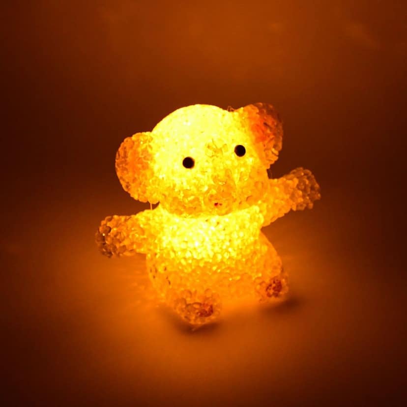 Cartoon Shape Crystal LED Night Light Lamp – Cute Glowing Animal Decorative Light (1 Pc) view 6