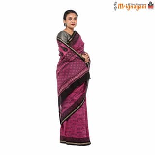 HANDLOOM CHANDERI SILK SAREE WITH BLOUSE (SKU - 1SCZ01200522 , SAREE - 1227)