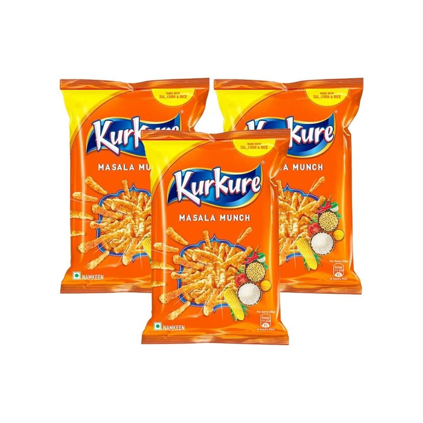 Kurkure Masala Munch Crisps - Pack of 3 view 2