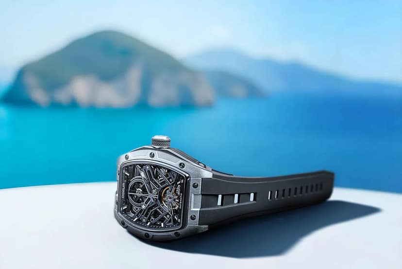 Qorum Equinox Men’s Automatic Skeleton Watch view 3