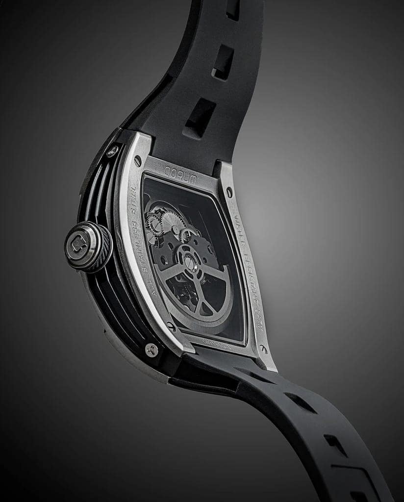 Qorum Equinox Men’s Automatic Skeleton Watch view 5