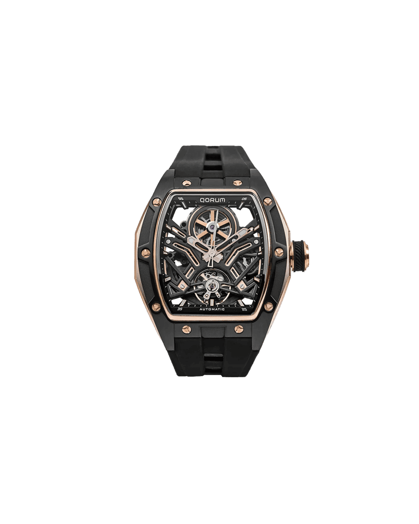 Qorum Equinox Men’s Automatic Skeleton Watch view 6
