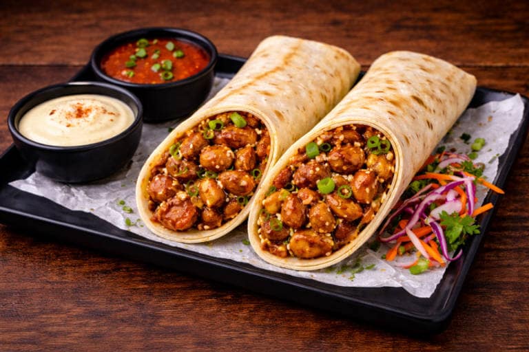 Chilly Mushroom Roll