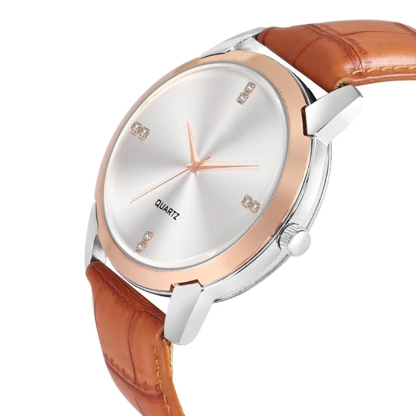 Silver Stylish Dial Analog Watch for Men LR97 view 3