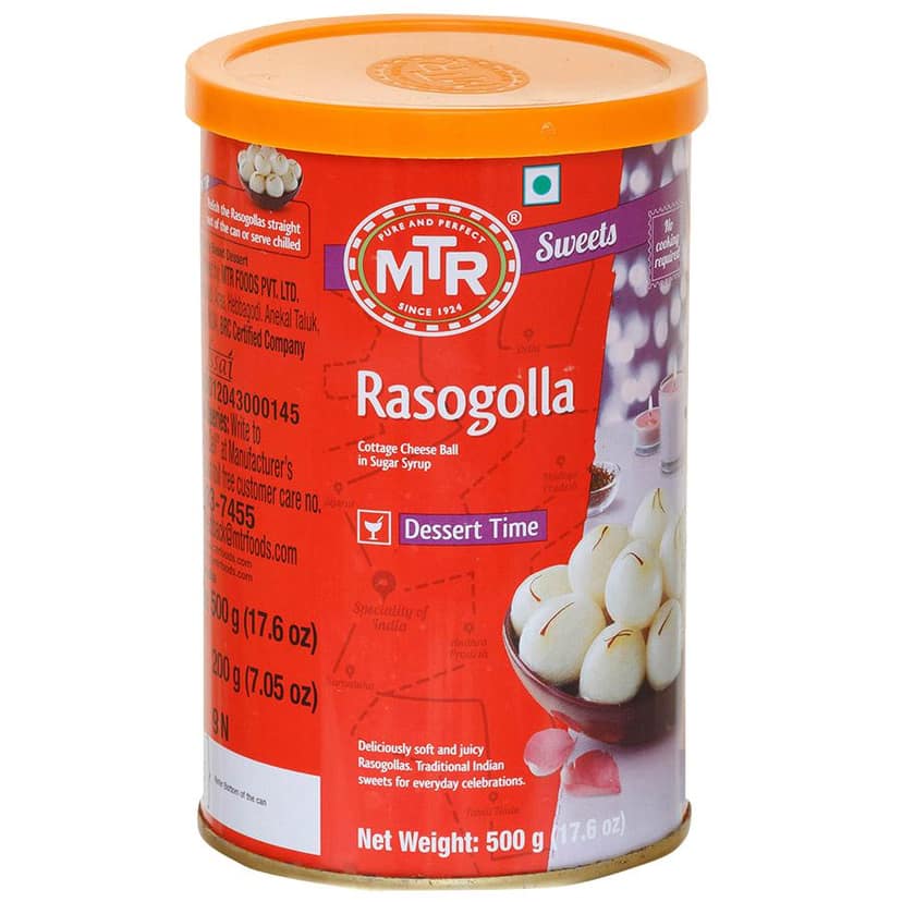 MTR Rasogolla, 500 gm