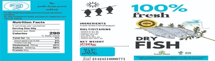 100% Natural Dry Fish - 250gm view 5