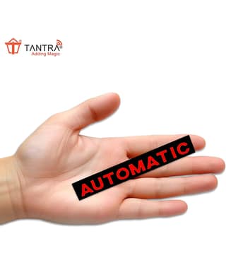 Tantra 3D Logo In Car Sticker