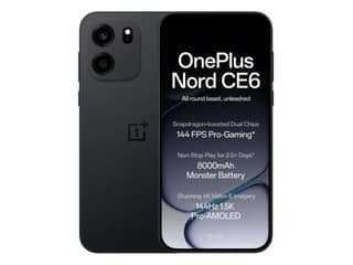 Oneplus Nord CE6 Smartphone, 8GB RAM, 128GB Storage - Pitch Black
