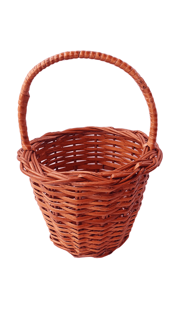 Small Wicker Basket with Handle - Perfect for Storing Small Items