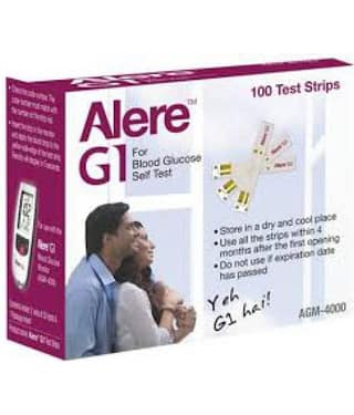 Alereg1 Bloodglucose Test 100 STRIPS ALEREg1