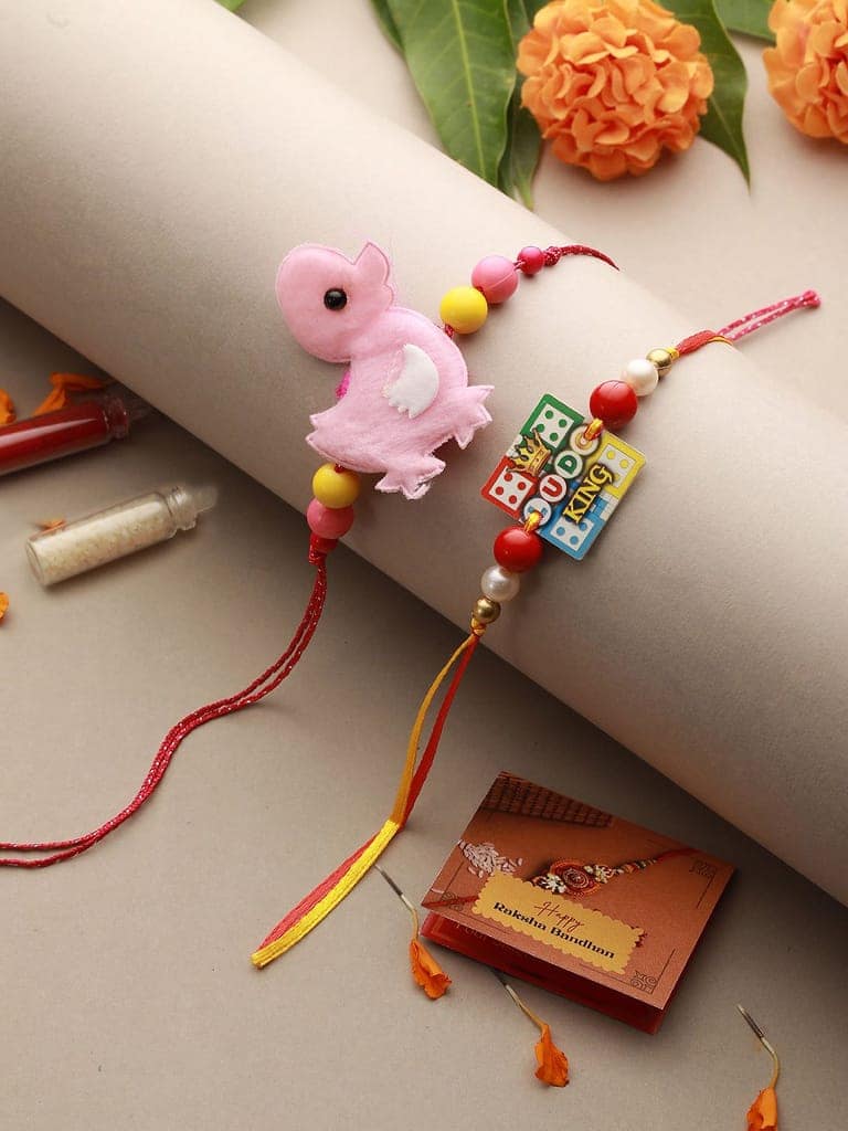 Set Of 2 Ludo Nd Duckling Rakhi For Boys & Girls view 2