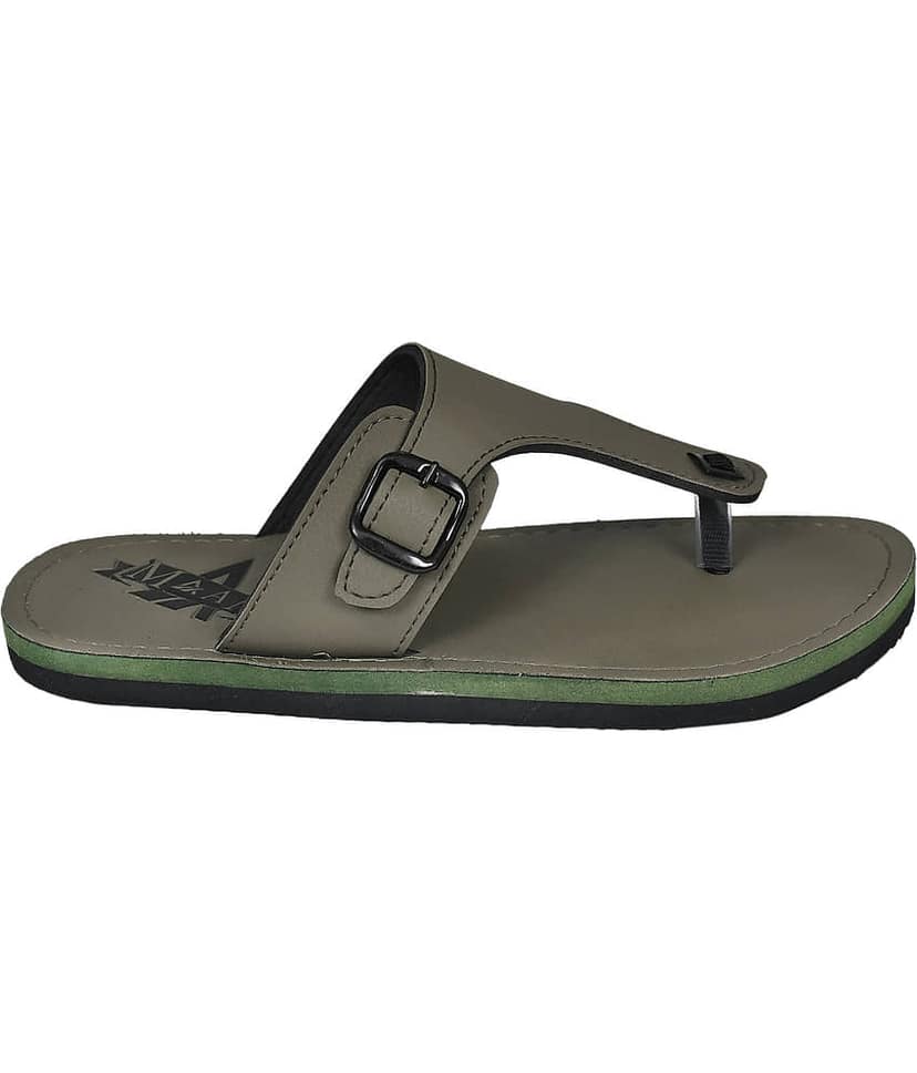 MAAN Green Men's Thong Flip Flop view 2