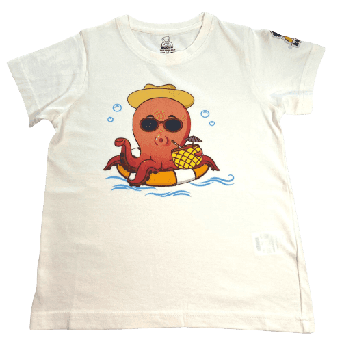 KUCHU Unisex Tshirt | Made of Super Combed Cotton-Modal Natural Fiber Better Than 100% Cotton| Soft & Breathable Fabric| Unique Digitally Printed Design |Vibrant Colour | Octopus