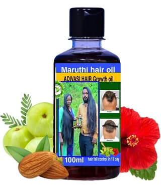 SRI MAHARISHI ADIVASI AYURVEDIC PRODUCTS - HERBAL PRODUCT - Hair Growth Bhringraj Oil 100 ml ( Pack of 1 )