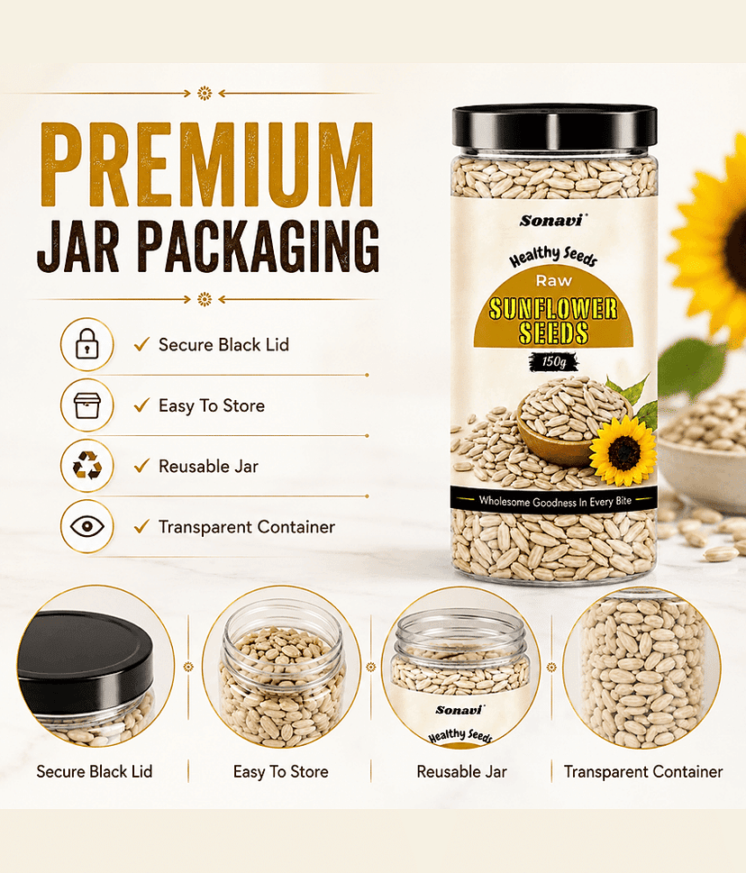 Sonavi Sunflower Seeds ( Pack of 2 ) view 7