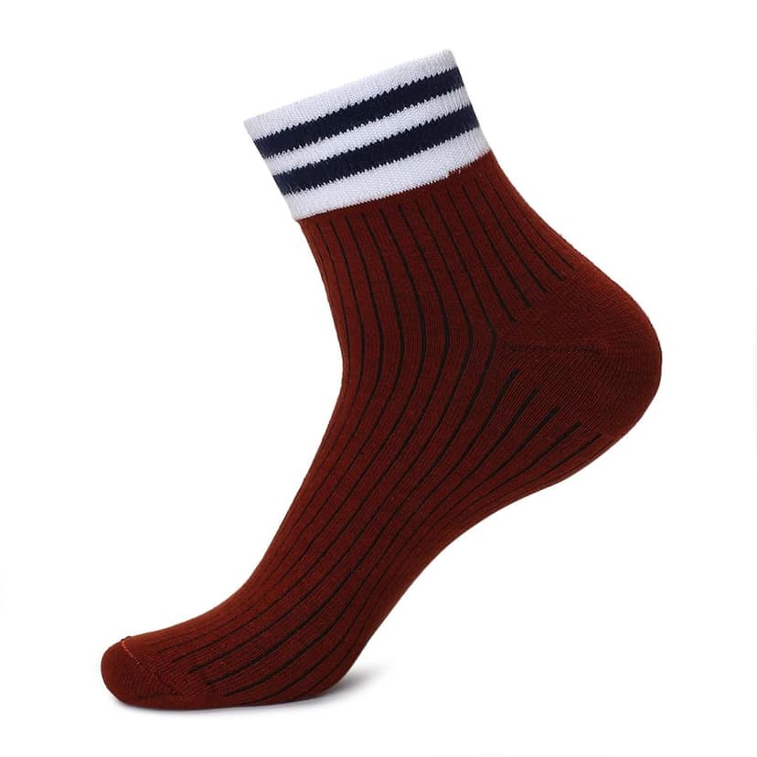 Kolor Fusion Men & Women Solid Above Ankle Length Cotton Socks (Pack Of 5) view 6
