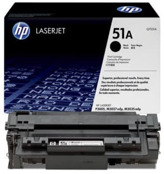 Hp 51a Black Original Laserjet Toner Cartridge (q7551a)