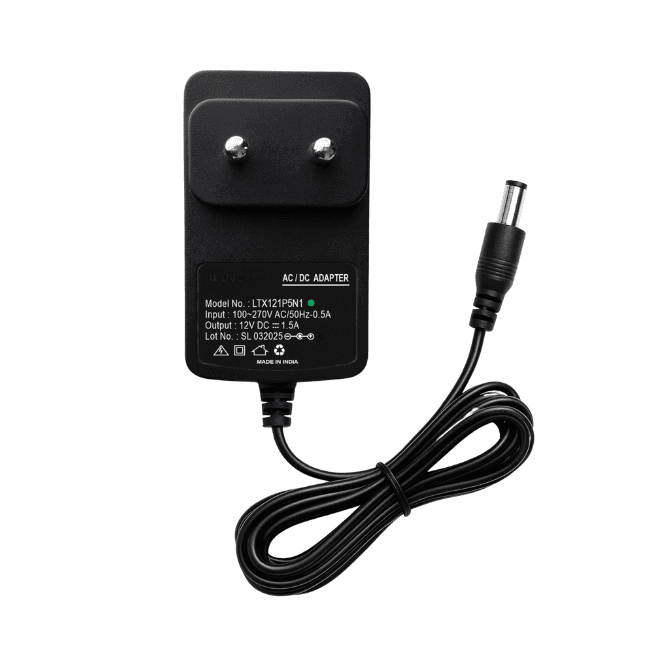 18W DC Adapter (12v 1.5A) 5.5mm x 2.5mm (DC Barrel Jack)