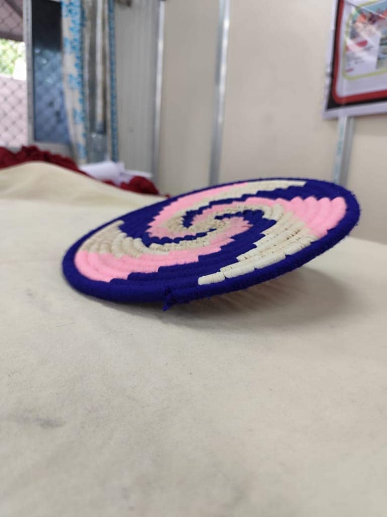 Handwoven Coaster - Spiral Design (Pack of 4) view 2