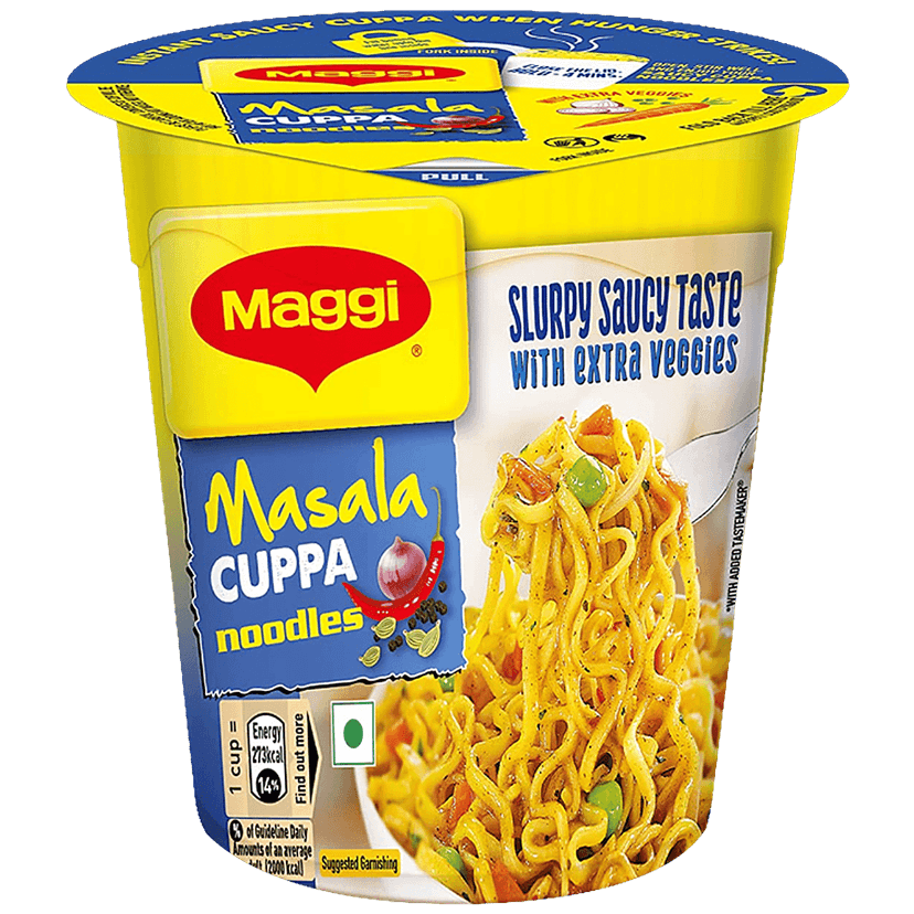 Maggi Cuppa Noodles - Masala, Quick On-The-Go Snack, 70 G