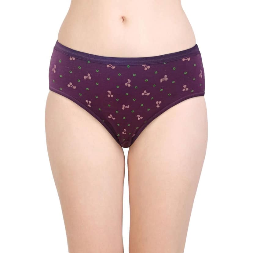Bodycare women's combed cotton assorted Briefs Panty Pack of 3 ( 40000 ) view 3