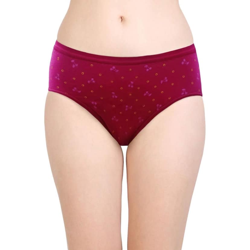 Bodycare women's combed cotton assorted Briefs Panty Pack of 3 ( 40000 ) view 4
