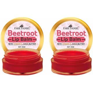 PARK DANIEL Premium Beetroot Lip Balm - Enriched With Vitamin E & Mango Butter- For Lightening the dark Lips, Lip Care for Dry & Chapped Lips Combo pack of 2 Jars of 08 gms(16 Gms) Beetroot (Pack of: 2, 16 g) view 2