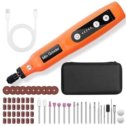 Verilux® Mini Cordless Rotary Tool Kit, 3.7V 5 Speeds, with 58 Accessories view 2