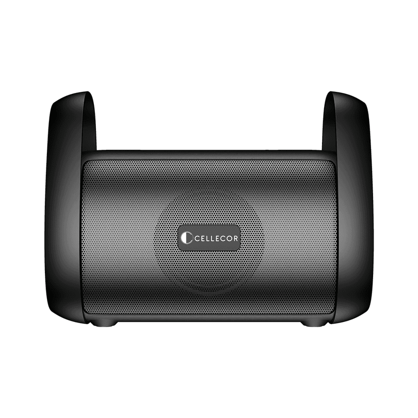 Cellecor CLB-90 STROM | 10 Hr Playtime | BT-v5.3 | 2600mAH | Water Resistant 10 W Bluetooth Speaker-Black
