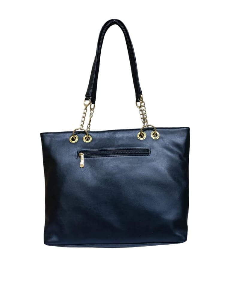Vdesi Black Bow Tassel Tote view 3