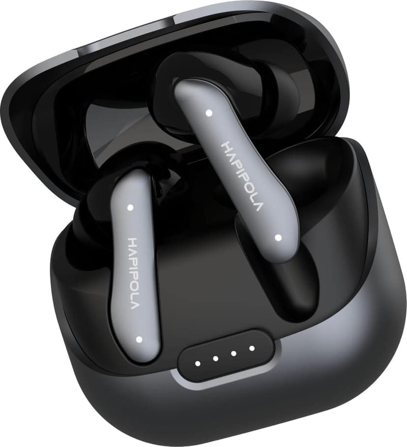 HAPIPOLA SERENE (ANC) in Ear Wireless ANC Earbuds (TWS), Massive 40Hrs Playtime with Speed Charge, Customizable Bass