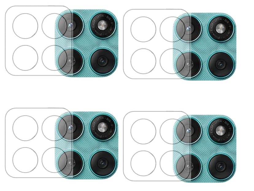 ISAAK Back Camera Lens Protector compatible for Moto Edge 60 Fusion (Pack of 4)