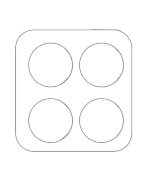ISAAK Back Camera Lens Protector compatible for Moto Edge 60 Fusion (Pack of 4) view 3
