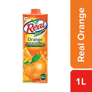 Real Fruit Power Orange Juice, 1 L