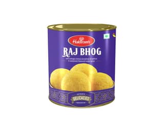 Haldiram's Raj Bhog - 1 Kg - Pack of 2