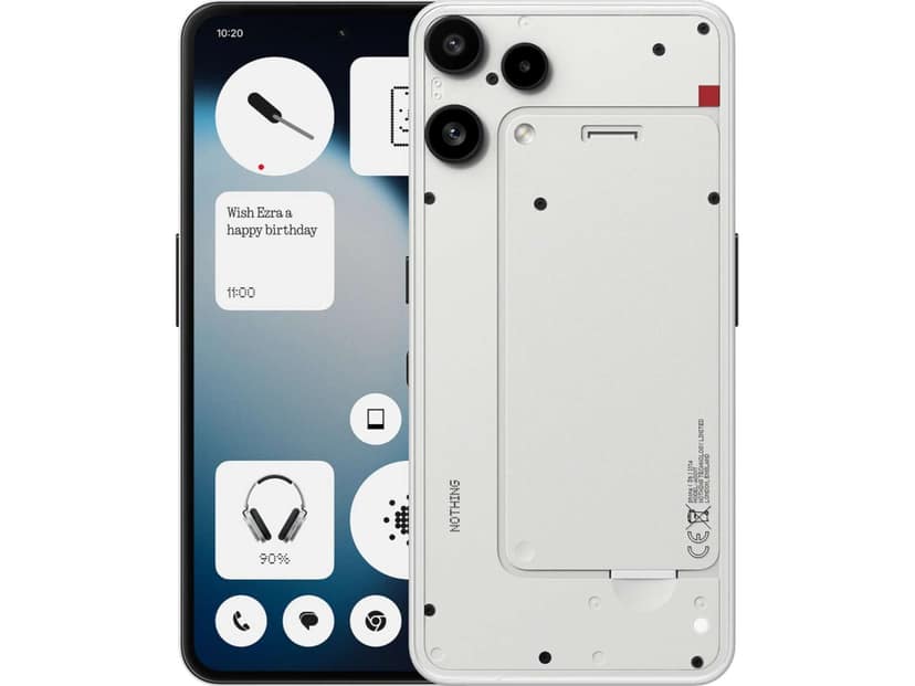 Nothing 3A Lite Smartphone 8GB RAM, 128GB Storage - White