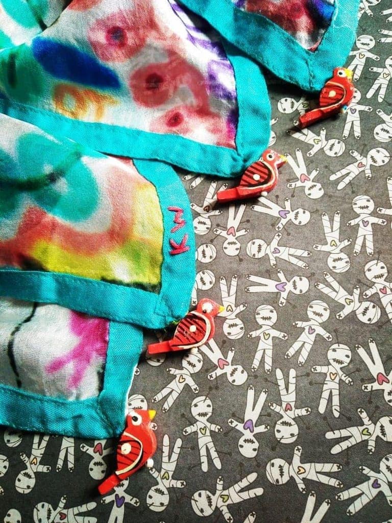 The Story of Waves ' Tabby Silk Stole view 2