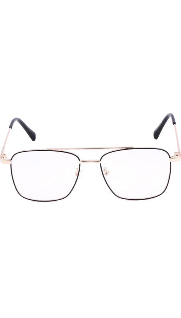 Jodykoes Stylish Looking Metal Square Frame (Black & Gold) view 2