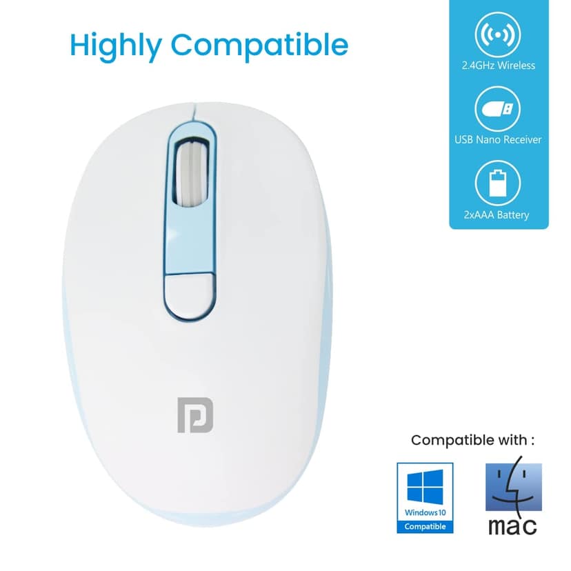 Portronics Toad 11, 2.4 GHz Wireless, Up to 1600 DPI, Adjustable Sensitivity, 3 Million Click Life view 4