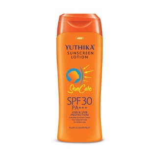 Yuthika Sunscreen Lotion SPF 30 PA+++ with UVA & UVB Protection, Sun Protection Cream for Women & Men - 300ml Pack of 1